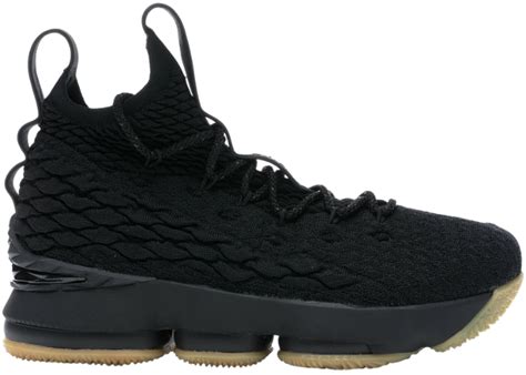 Nike Lebron 15 Black Gum Gs 922811 001 Raffles And Release Date