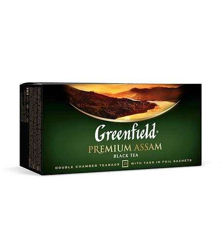 Чай Гринфилд черный Premium Assam 25 пакетиков (ID#1782312105), цена ...