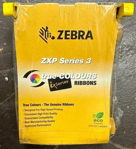 Zebra ZXP3 800033 340IN Full Panel Color Ribbon At Rs 1222 Zebra