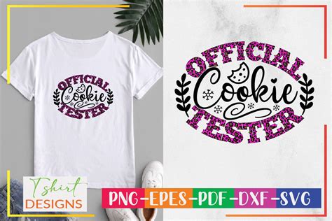 Official Cookie Tester Sublimation Design Graphic By DesignMaker