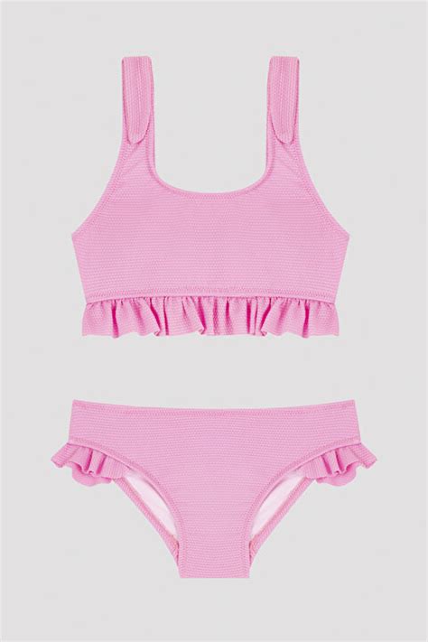 Pembe Gen K Z Cute Halter Bikini Tak M Plrv Iip Iy Lp A K Pembe Penti