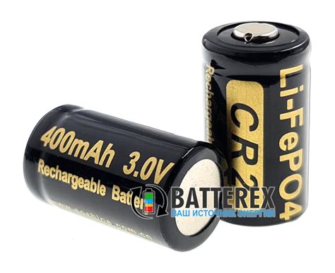 Аккумулятор 15266 CR2 Soshine 400mah 3,0V LiFePO4 | Купить аккумулятор ...