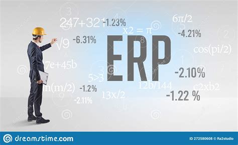 Engineer in Hard Hat with Abbreviation Stock Photo - Image of ...