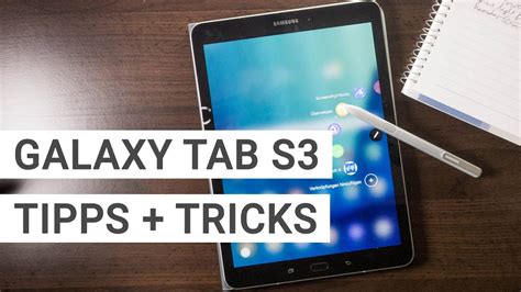 Samsung Galaxy Tab S Tipps Und Tricks Deutsch Youtube