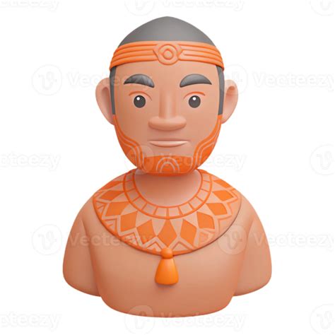 render   tribal leader  png