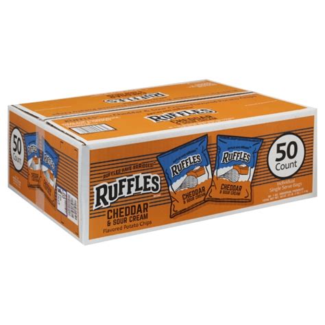 Ruffles Cheddar And Sour Cream 50 1 Oz