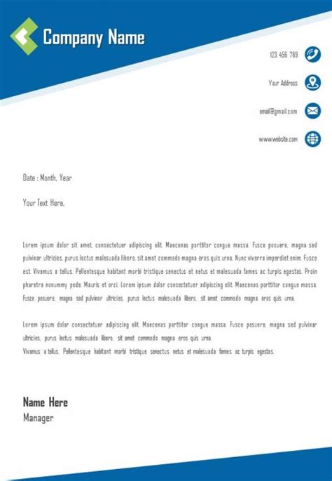 Free Printable Business Letterhead Templates To Customize Canva