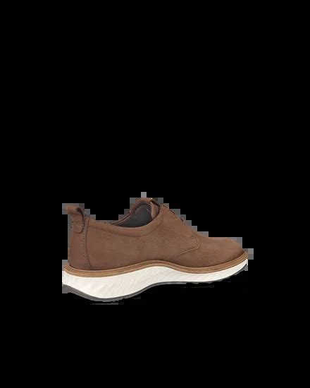 ECCO® ST.1 Hybrid Herren Derbyschuhe aus Nubuk | Braun