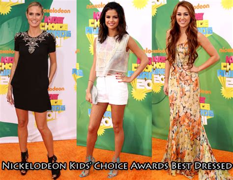 Who Was Your Best Dressed At The Nickelodeon Kids Choice Awards Red