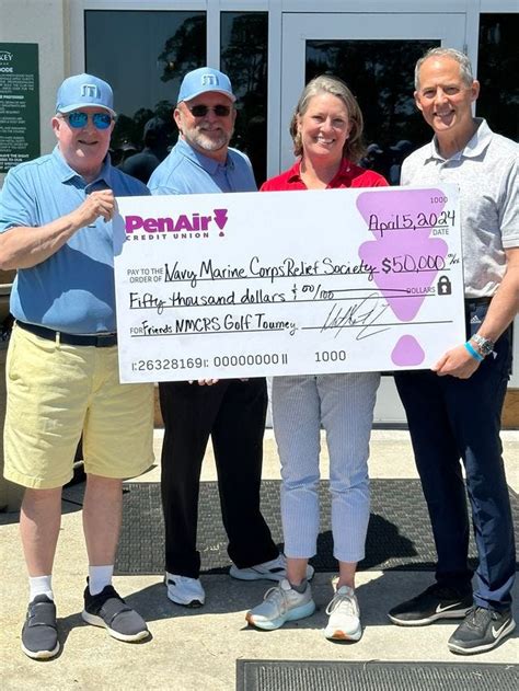 Navy-Marine Corps Relief Society scores $50K from PenAir's annual