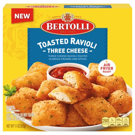 Save On Bertolli Three Cheese Toasted Ravioli Frozen Meal Order Online