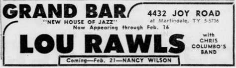 Lou Rawls The Concert Database