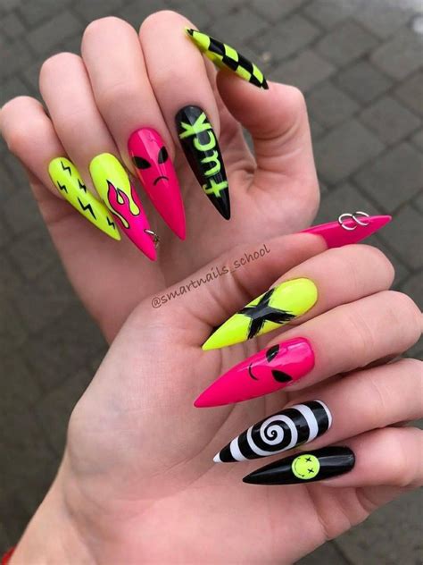 Summer Nails Ideas Colorful Nails Nails Coffins Artofit