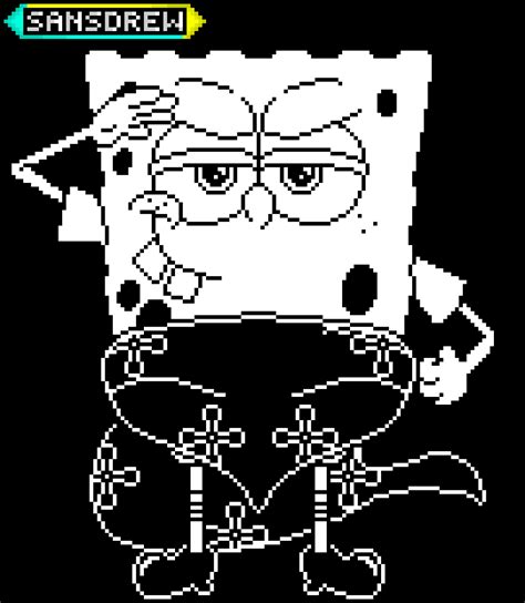 Pixilart Spongetale Spongebob V By Spongedrew