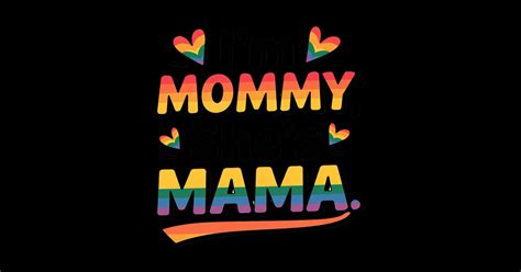 I M Mommy Mama Matching Gay Lesbian Couple LGBT Rainbow Im Mommy Mama Matching Gay Lesbian Cou