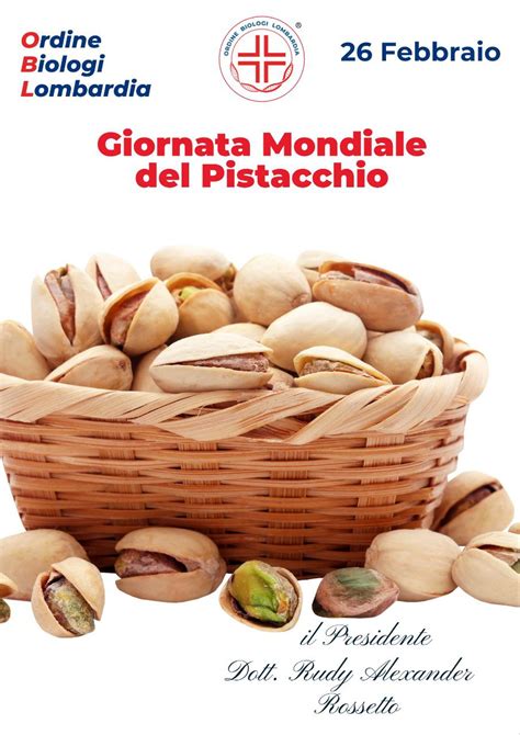 Oggi è la Giornata Mondiale del Pistacchio il 26 febbraio si celebra