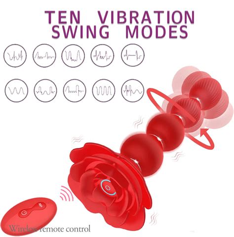 Vibrating Anal Beads Prostate Massager Stimulator