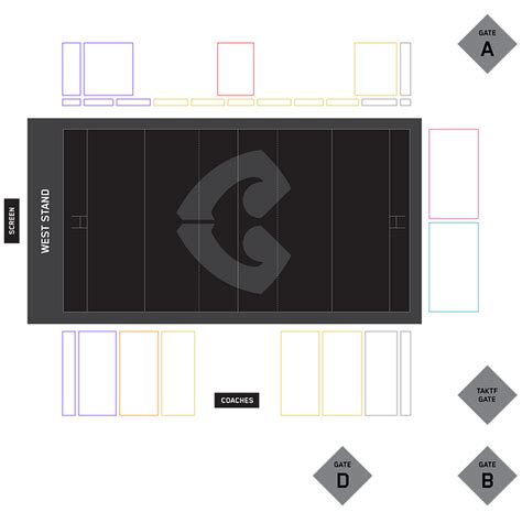 Seating Map Crusaders Memberships