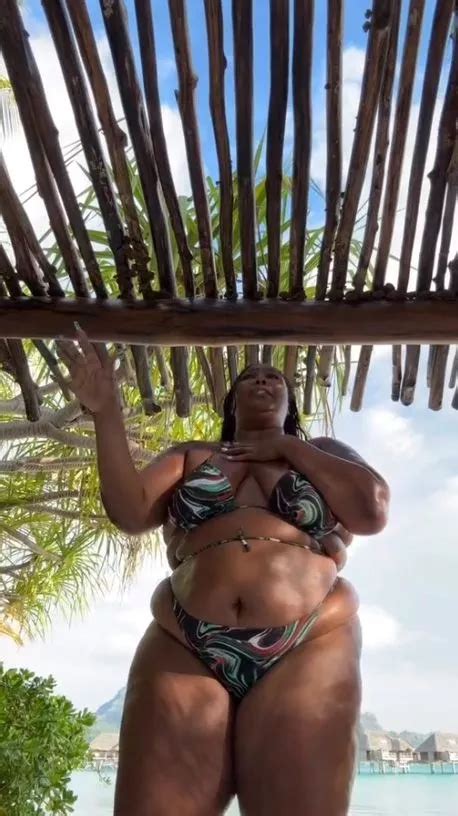 Lizzo Shows Off Curves In Tiny String Bikini As She Blasts Body Shamers In Defiant Post The Mirror