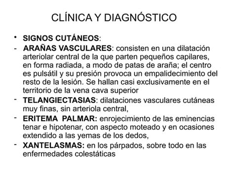 Cirrosis Hepatica Clinica Dx Y Tratamiento Ppt