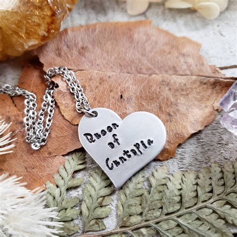 Stamped Necklace Cunt Necklace Swear Necklace Mature Jewelry Gifts Cunt Jewelry Queen Of