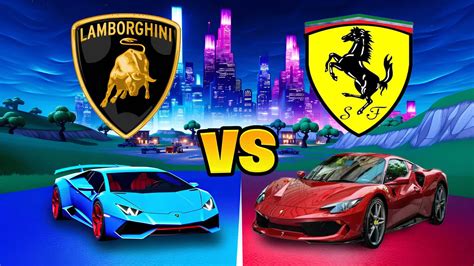 🔵 LAMBORGHINI VS FERRARI 🔴 3199-2482-9141 by wackycreative - Fortnite ...