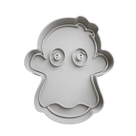 Fantasma Cute Cortador De Galletas Stl 3 Cortador De Galletas Stl