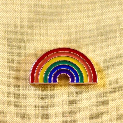 Rainbow Pin Etsy