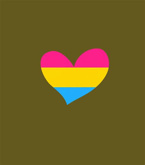 Pansexual Pan Pride Flag Heart Lgbt Lgbtq Digital Art By Othman Kaci Fine Art America