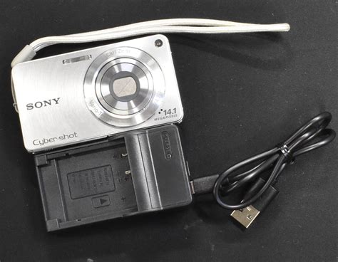 SONY DSC-W350 シルバーサイバーショット Cyber-shot デジタルカメラ 社外充電器 バッテリー付属 管:SAC2(ソニー ...