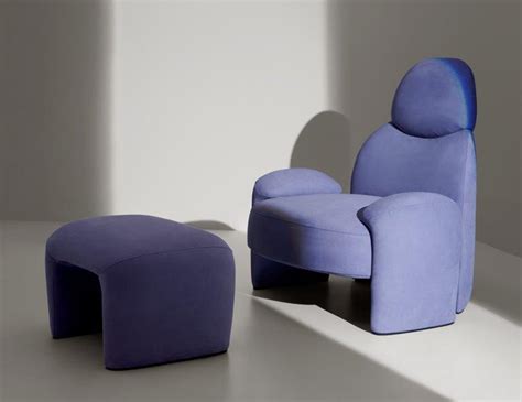 Luxury Italian Ama Armchair in Purple Leather | Paolo Castelli ...
