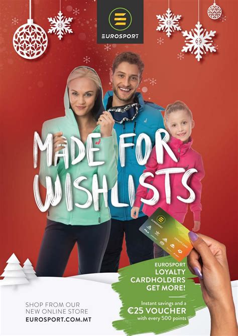 Eurosport MADE FOR WISHLISTS 2019 Christmas Catalogue by Eurosport Malta - Issuu