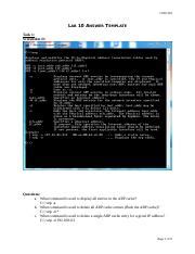 ADasgupta Lab10 Docx CSIS 330 LAB 10 ANSWER TEMPLATE Task 1