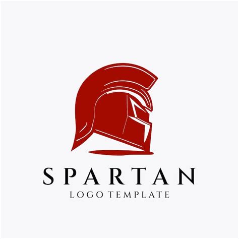 Premium Vector Spartan Helmet Logo Design Vector Illustration