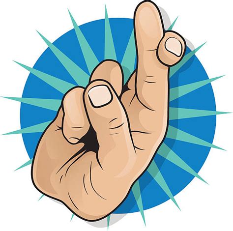 Fingers Crossed Clipart