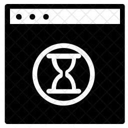 Loading page Icon - Download in Glyph Style