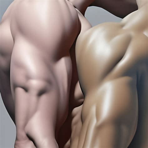 Digital Gay Art Ai Generated Men Couple Male Nude Poster Erotic Wall Art Ratio Digital
