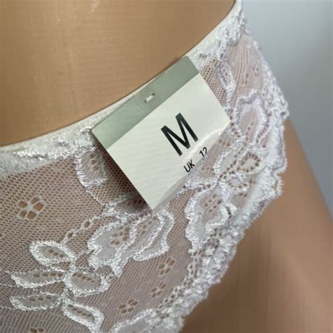 Dorina Lianne White Floral Lace Front Bikini Panty Panties Size M For Sale Online EBay