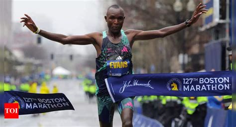 Evans Chebet Retains Boston Marathon Title Eliud Kipchoge Comes Up