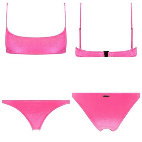 Off Triangl Swimwear Other Brand New Triangl Pink Velvet Bikini