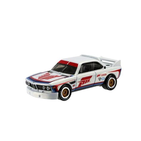Masinuta Metalica Hot Wheels Bmw Csl Race Car Forza Motorsport Premium Alb