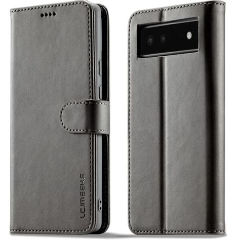 Чехол LC IMEEKE Wallet Case для Google Pixel 6 Grey фото отзывы