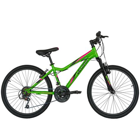 Велосипед Velors MTB 24" V2451A, Зелен/Черен - eMAG.bg
