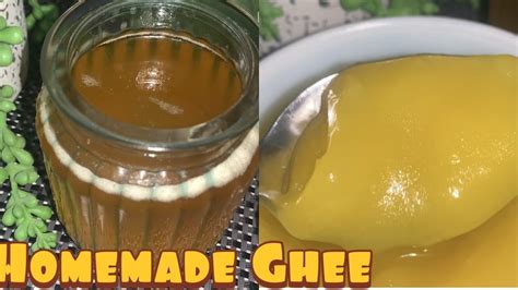 How To Make Ghee From Butter Homemade Ghee Recipe Pure Ghee