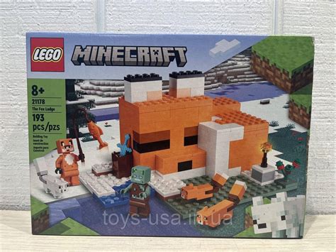 Купить Лего Майнкрафт Лисья хижина LEGO Minecraft 21178 Fox Lodge, цена ...