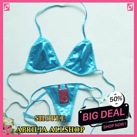 Jual Bra Sexy G String Set Lingerie Wanita Tali Bikini B Best Seller Shopee Indonesia