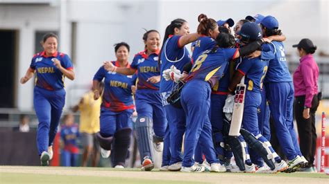 Nepal Create History Beat Uae To Register Their First Ever Win In