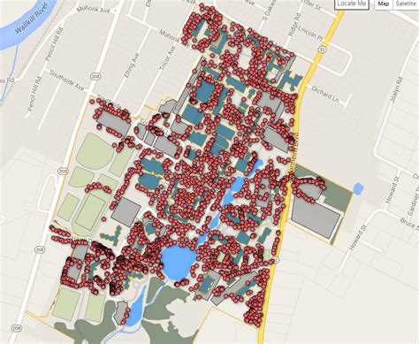 New Paltz Campus Map - Zarah Louisette