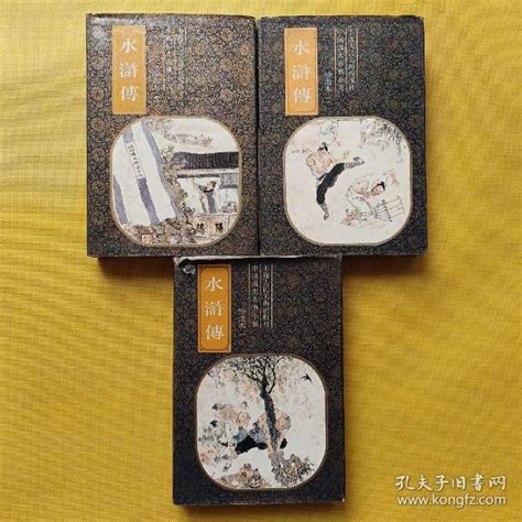 水浒传 绘画本（一 二 三 全三册）全3册 明 施耐庵孔夫子旧书网