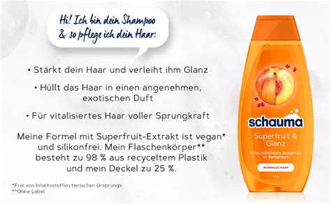 Schwarzkopf Schauma Vitalisierendes Shampoo Superfruit Glanz